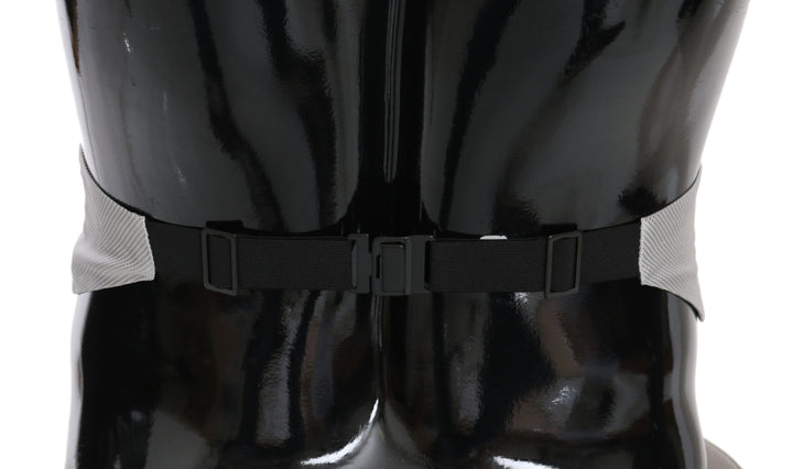 Grauer Herren Taillengürtel 100% Seide Kummerbund