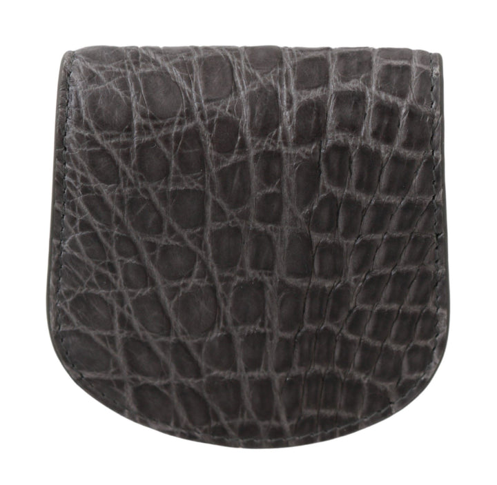 Graue exotische Haut Kondom Fall Halter Tasche Brieftasche