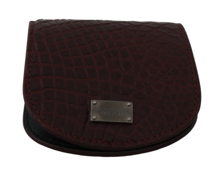 Brauner Exotenhaut-Taschenkondom-Etui-Halter