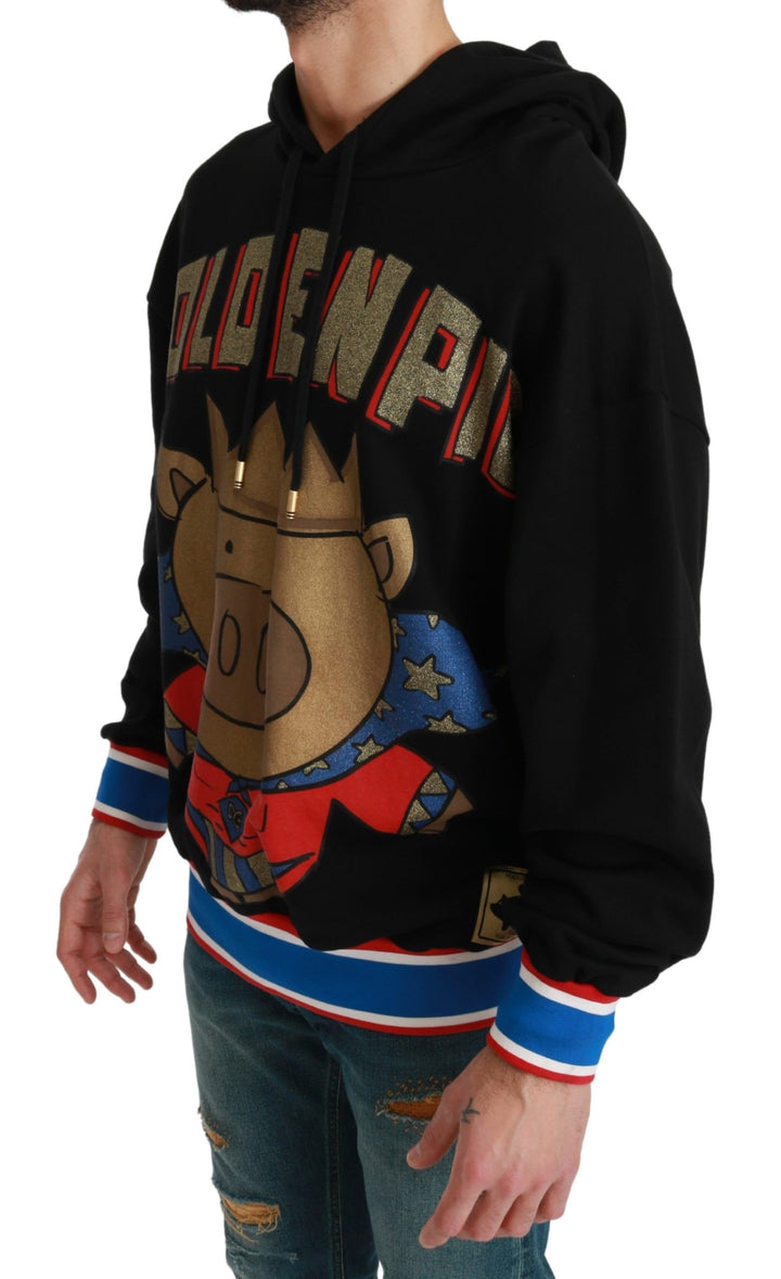 Elegant hoodie with royal motif