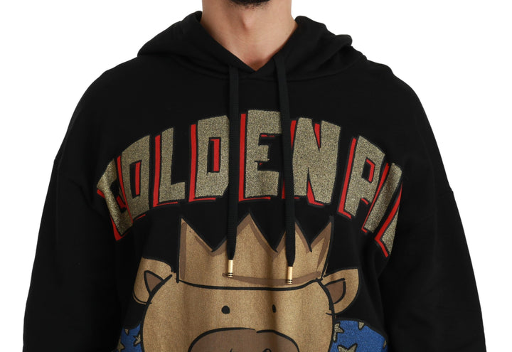 Elegant hoodie with royal motif