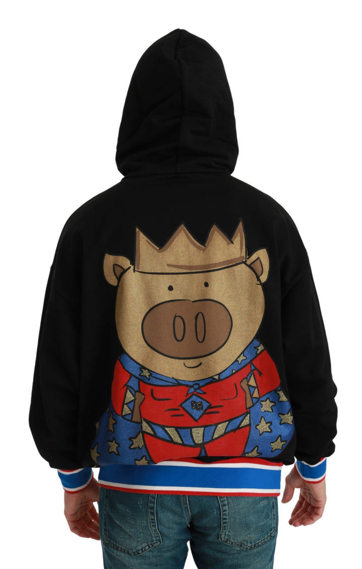 Elegant hoodie with royal motif