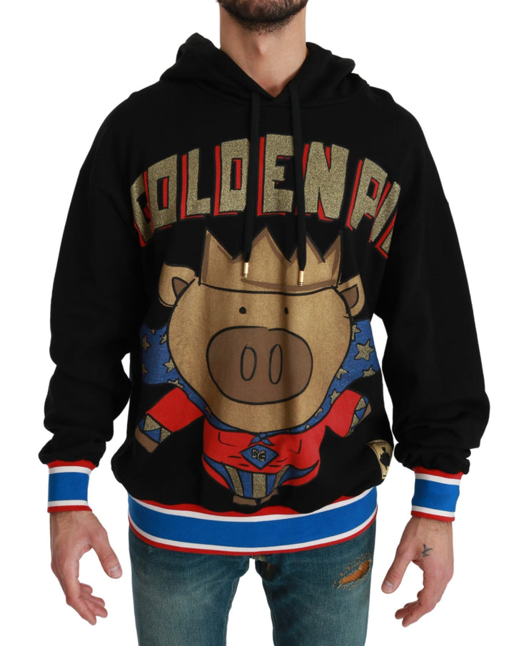 Elegant hoodie with royal motif