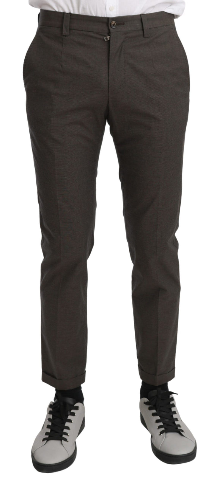 Braun Casual Herren Hose 100% Baumwolle Hose