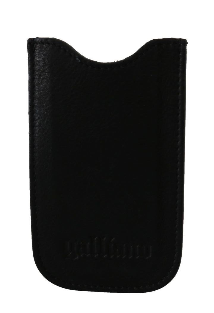 Elegant black genuine leather wallet for men