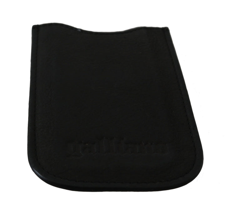 Elegant black genuine leather wallet for men