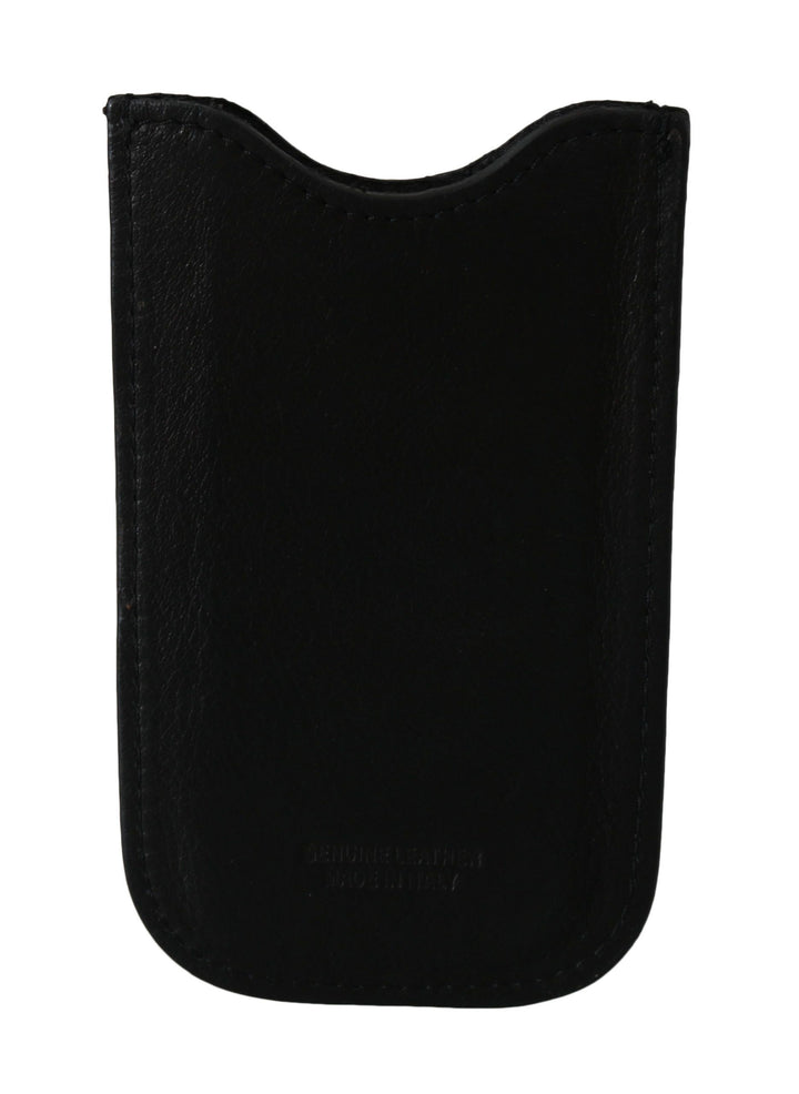 Elegant black genuine leather wallet for men