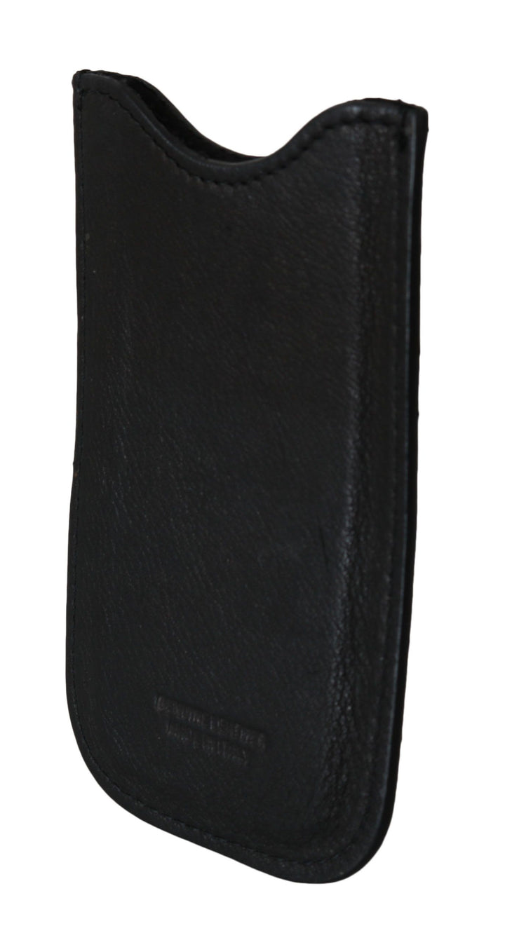 Elegant black genuine leather wallet for men