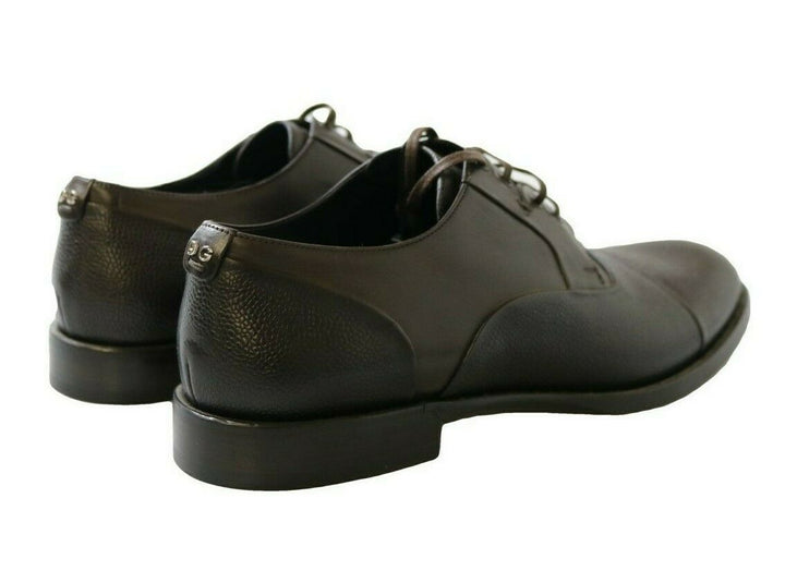 Braun Leder Laceups Kleid Herrenschuhe
