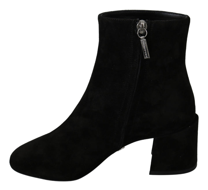 Schwarz Wildleder L'Amore E'Bellezza Stiefel Schuhe