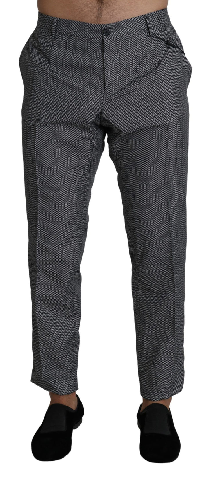 Graue formelle Anzugshose Slim Fit Hose