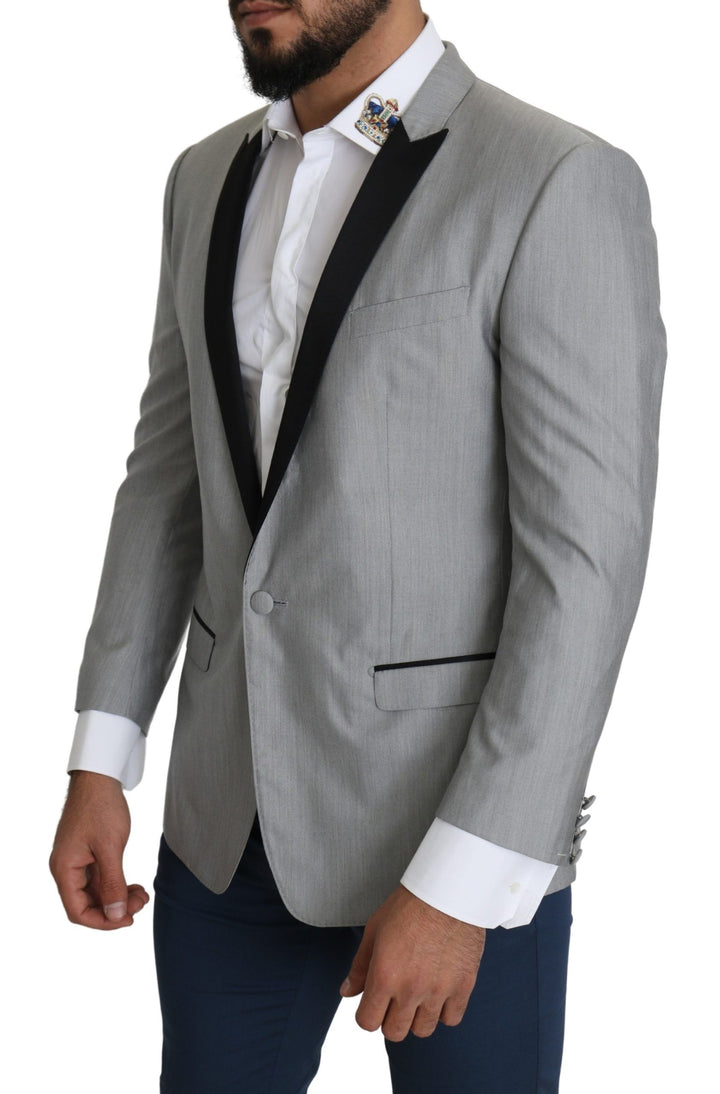Hellgrauer einreihiger SARTORIA Blazer