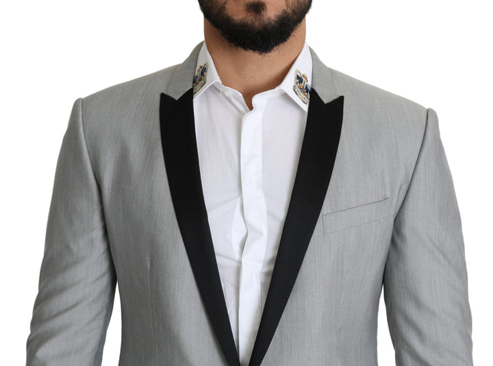 Hellgrauer einreihiger SARTORIA Blazer