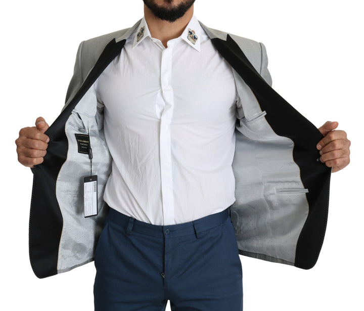 Hellgrauer einreihiger SARTORIA Blazer