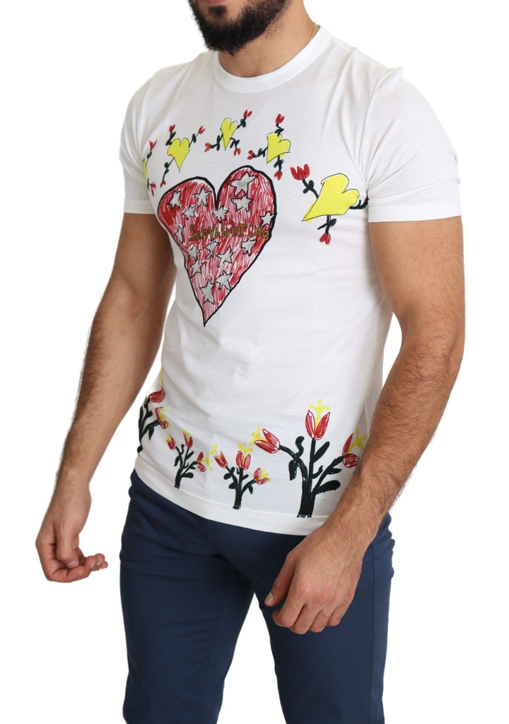 Chic Saint Valentine T-shirt with round neck