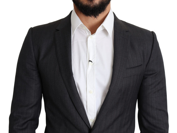 Elegant Martini blazer made of black virgin wool