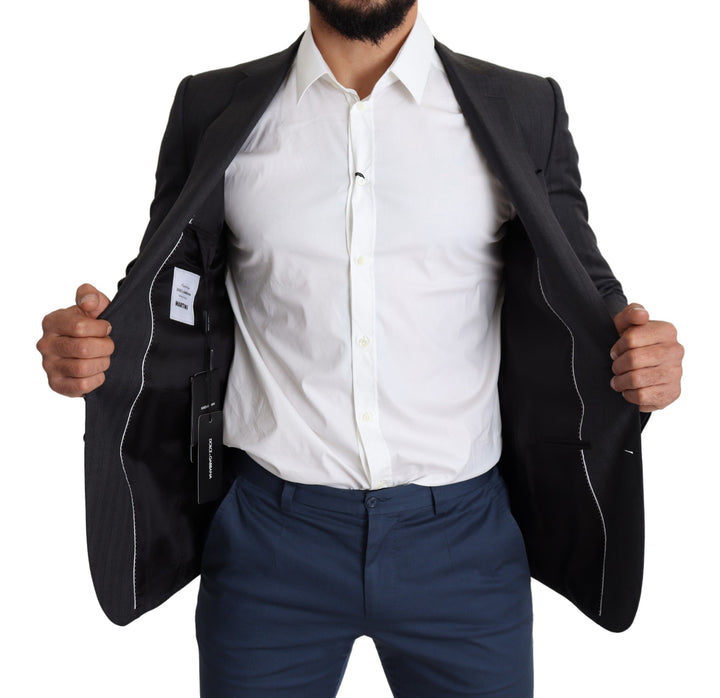 Elegant Martini blazer made of black virgin wool