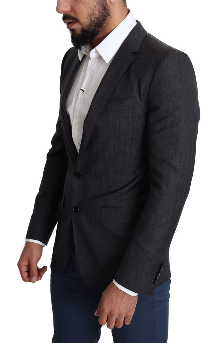 Elegant Martini blazer made of black virgin wool