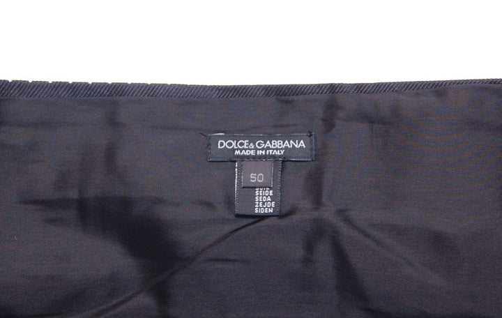 Elegant dotted cummerbund made of black silk