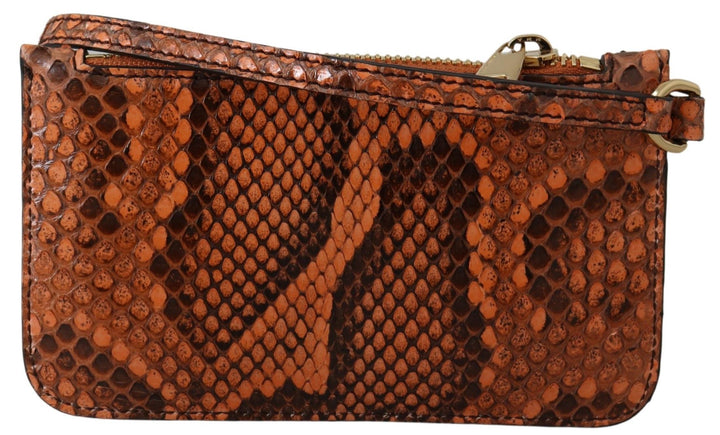 Braunes Leder Portemonnaie Portemonnaie Spiegel AGNESE Brieftasche