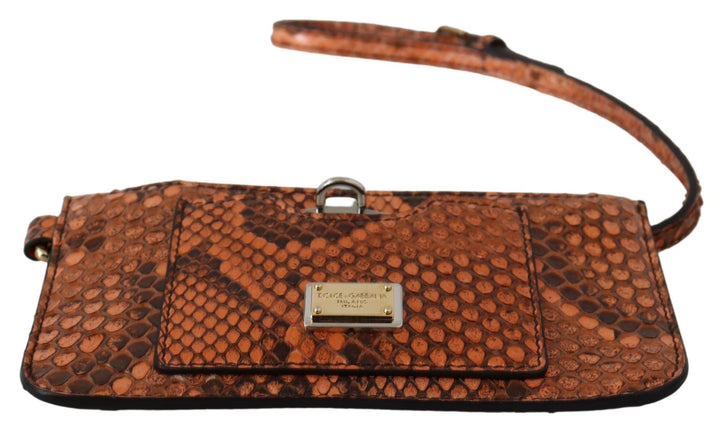 Braunes Leder Portemonnaie Portemonnaie Spiegel AGNESE Brieftasche