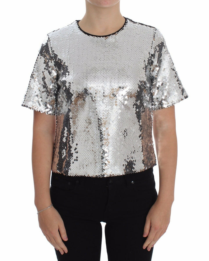 Sequin blouse elegance