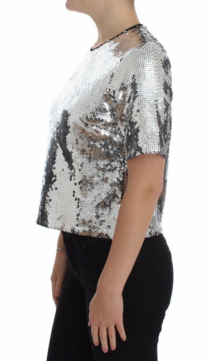 Sequin blouse elegance