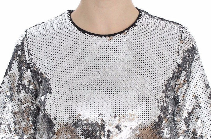Sequin blouse elegance