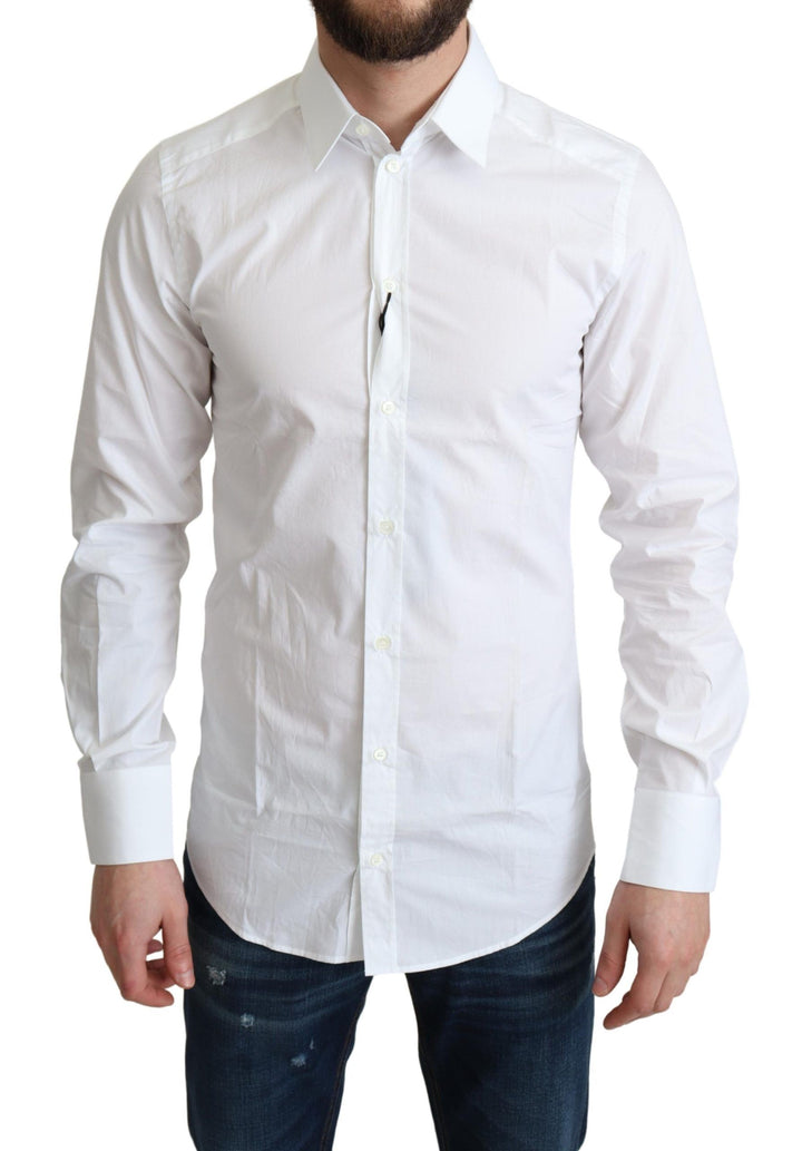 Elegant white cotton shirt