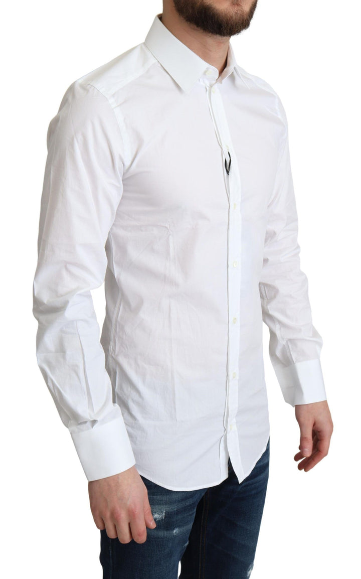 Elegant white cotton shirt