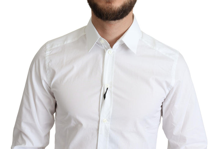 Elegant white cotton shirt