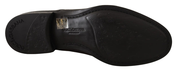 Schwarze Lederschnürschuhe für Herren Formaler Derby