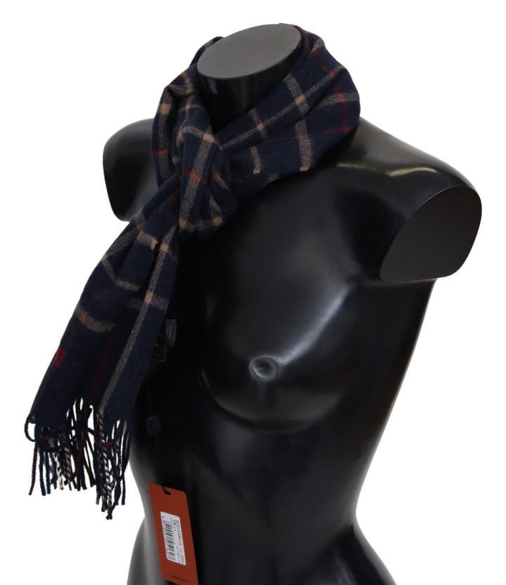 Chic unisex camel hair designer scarf