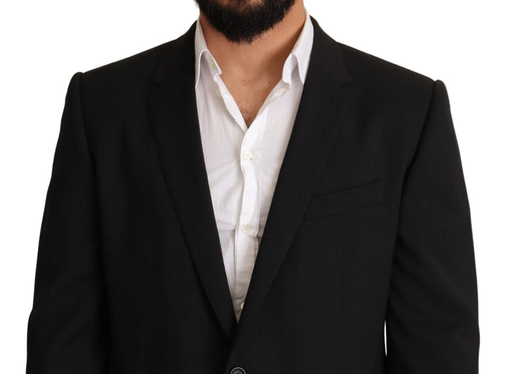 Schwarz gestreifte MARTINI Jacke Blazer