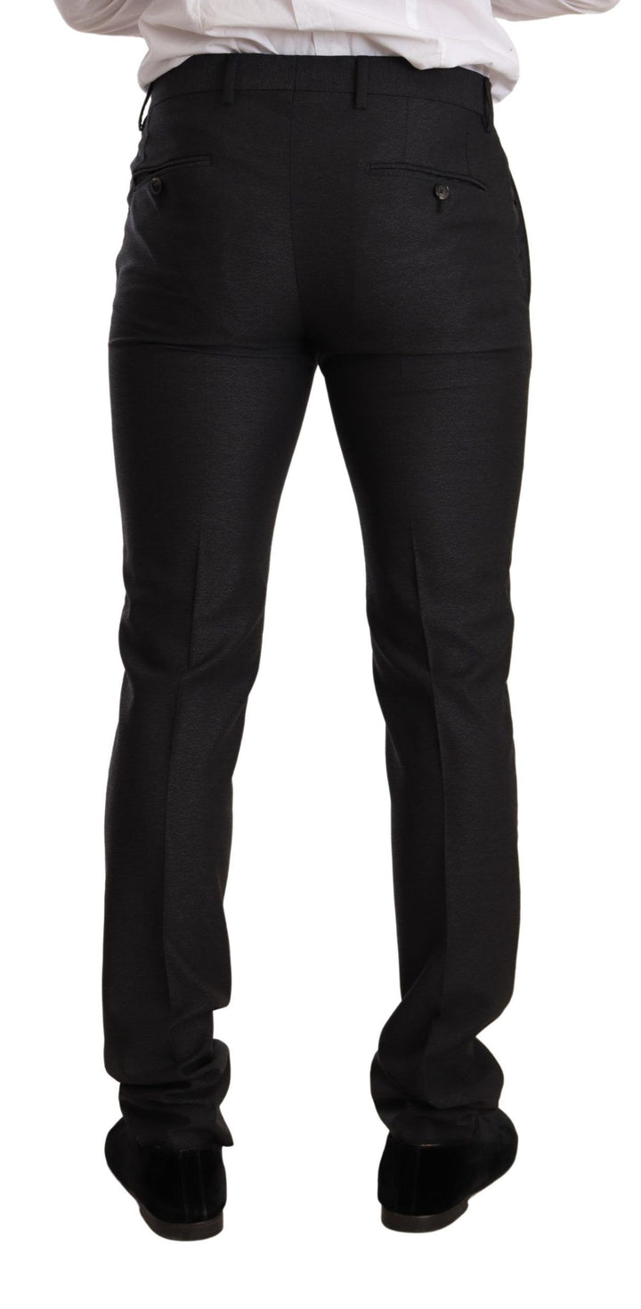 Elegant grey martini wool suit