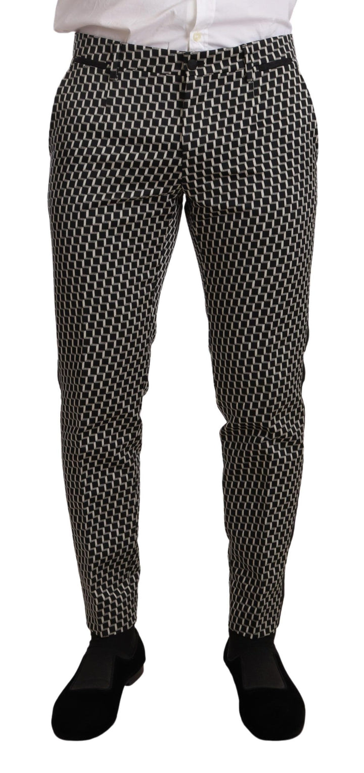 Schwarz Weiß Karo 3er Set MARTINI Anzug