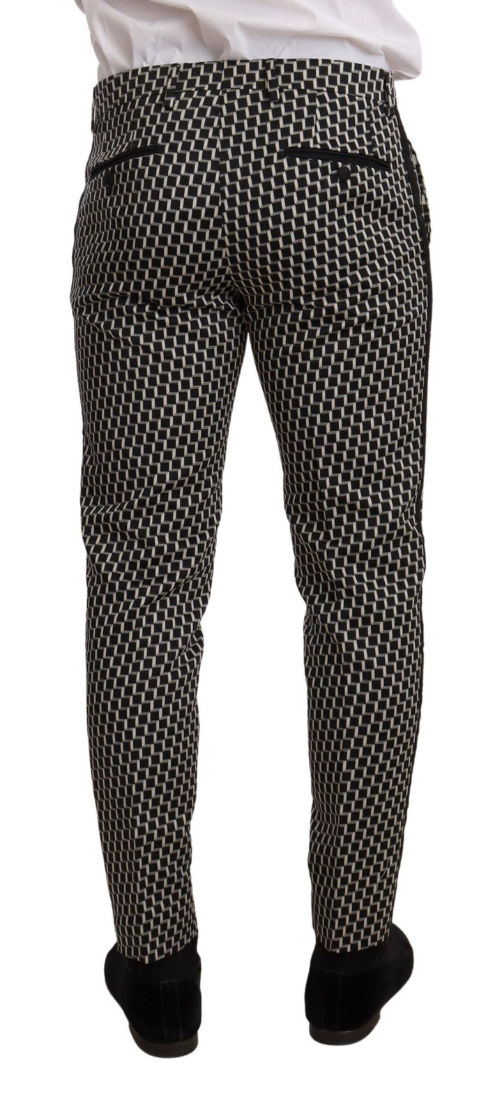 Schwarz Weiß Karo 3er Set MARTINI Anzug