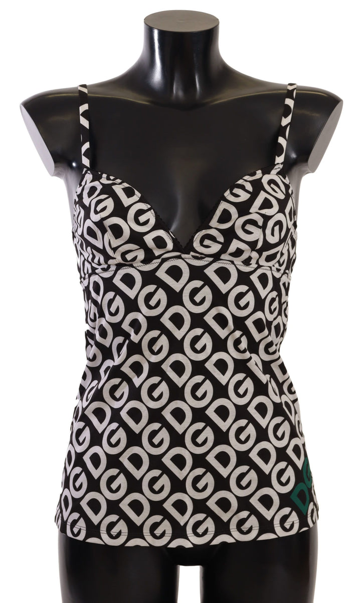 Chic camisole top with logo print
