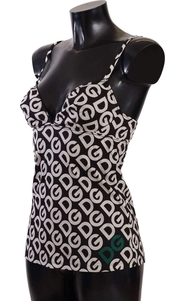 Chic camisole top with logo print