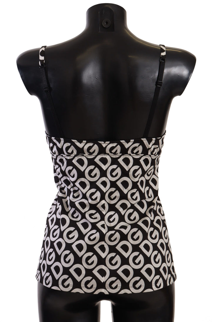 Chic camisole top with logo print