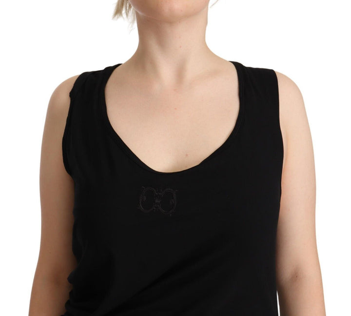 Elegant black stretch sheath dress
