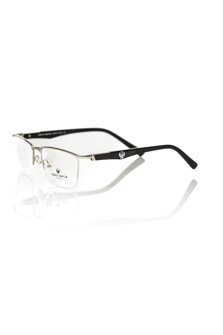Schwarze Metallbrille für Herren