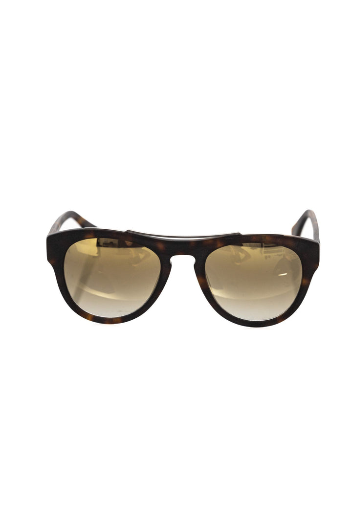 Braune Acetat-Sonnenbrille für Männer