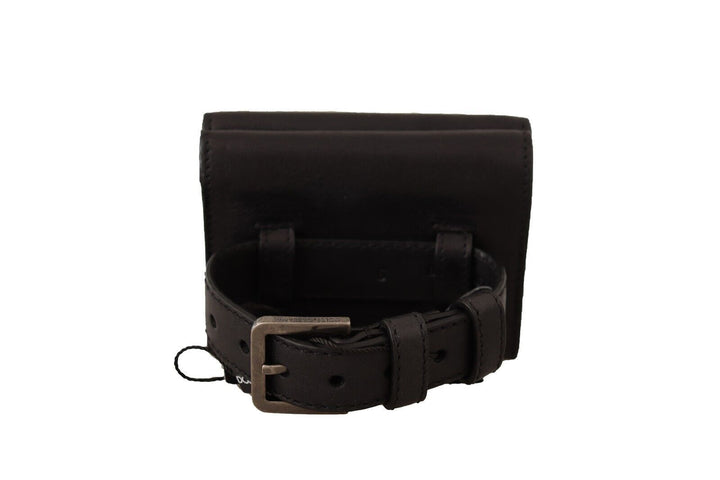 Elegant trifold leather multi-kit accessory