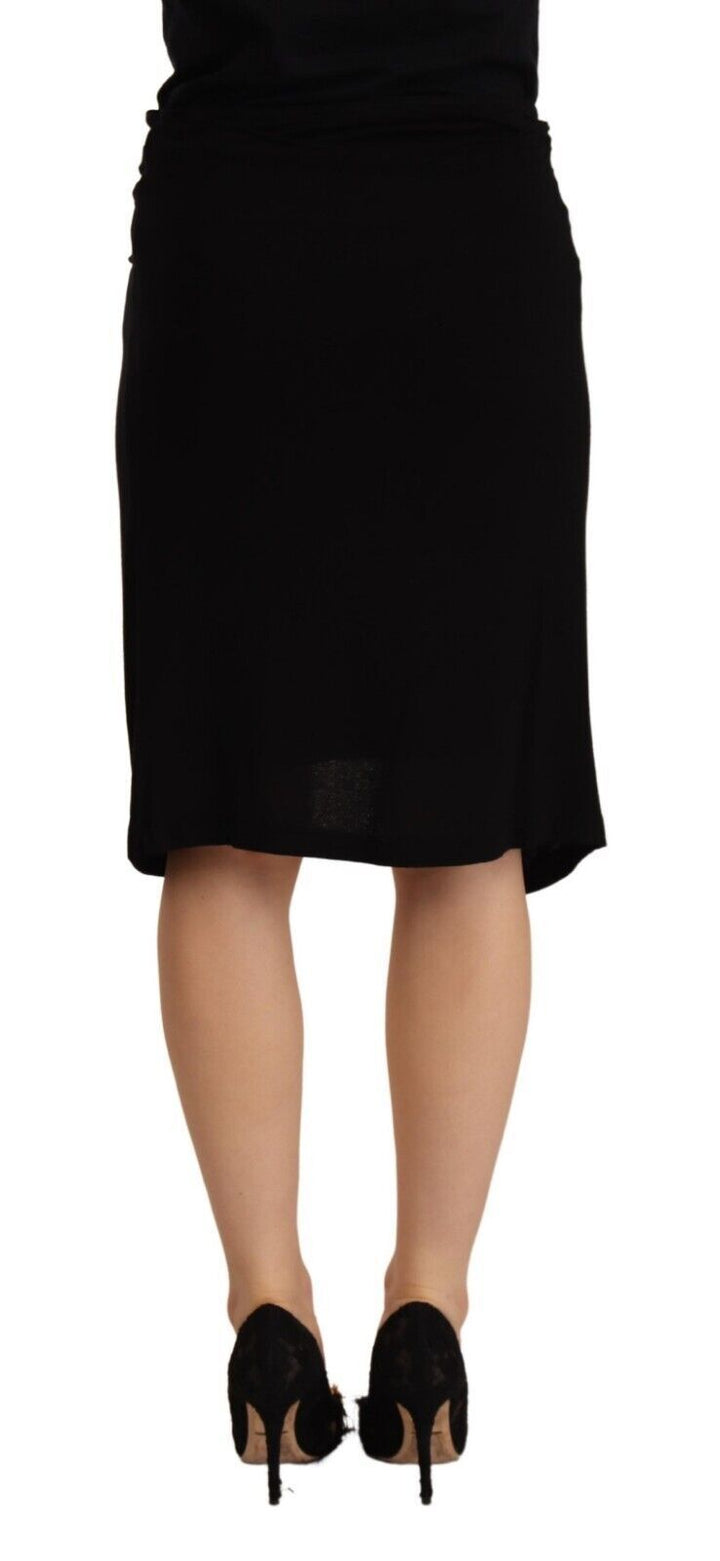 Elegant high-waisted pencil skirt