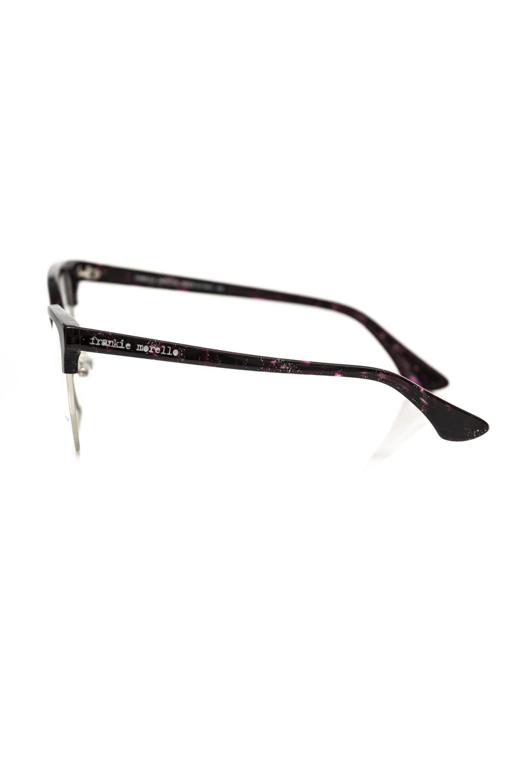 Damenbrille in Burgunderrot mit Metallic-Effekt