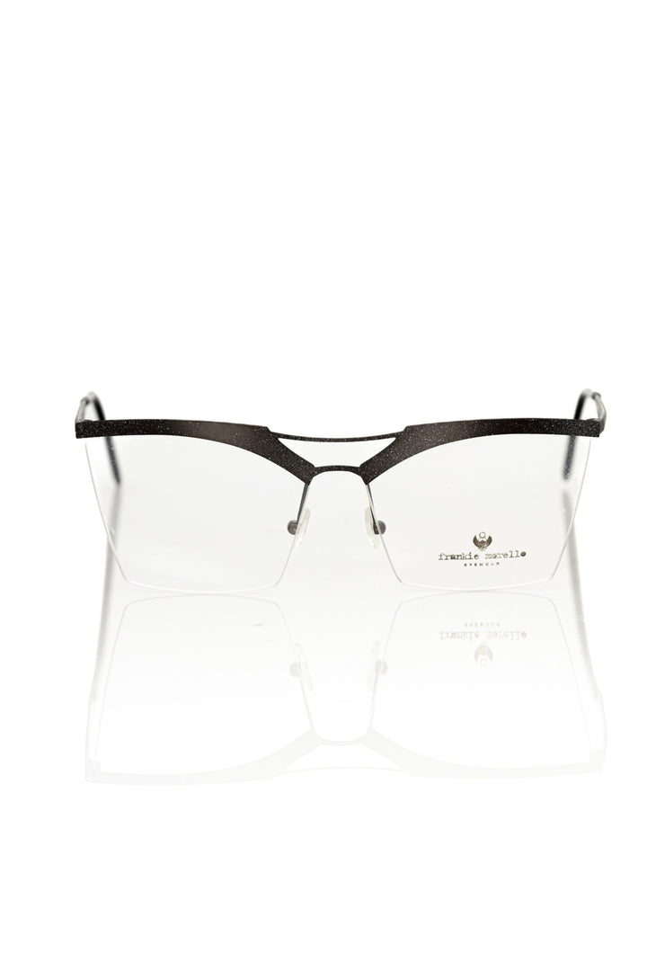 Damenbrille im Metallic-Look in Schwarz