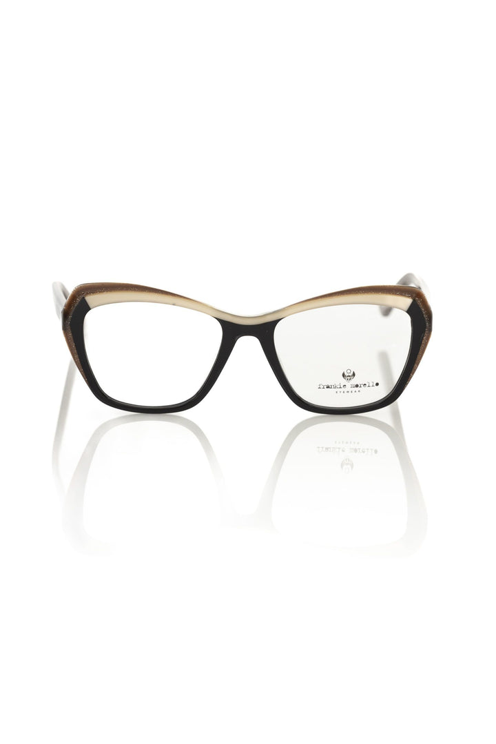Damen-Brillengestell aus Schwarz-Acetat