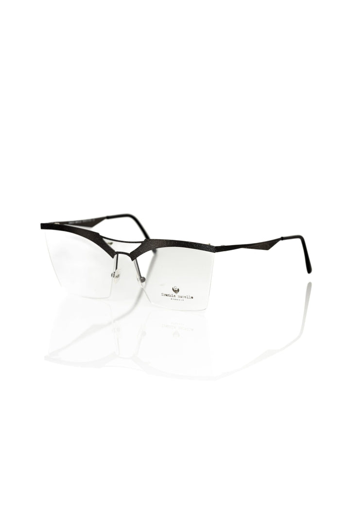 Damenbrille im Metallic-Look in Schwarz