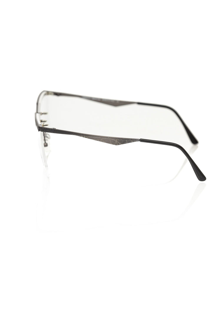Damenbrille im Metallic-Look in Schwarz